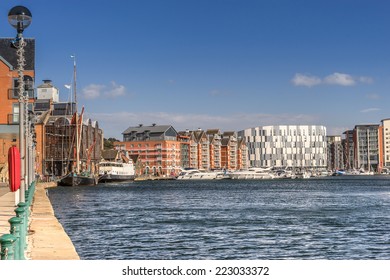 Ipswich Waterfront And Marina In Suffolk 