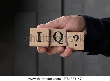 IQ Test and Intelligence Assessment Concept with Brain Teasers, Logical Thinking, Cognitive Skills Evaluation, Mental Ability Measurement and Psychological Aptitude Testing