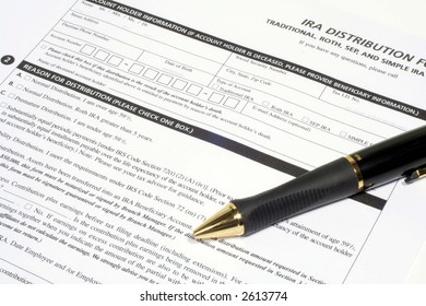 IRA Distribution Form