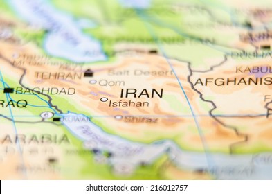 Iran Country On Map