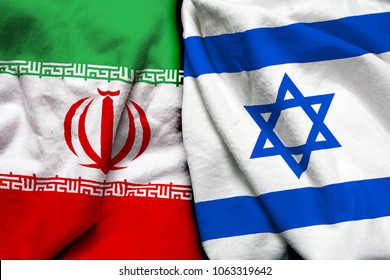 Iran And Israel Flag Together