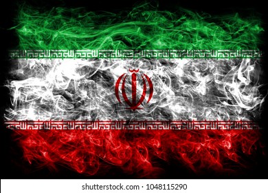 Iran Smoke Flag