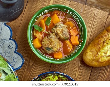 Iranian Cuisine - Oshe Anor,meatball Soup, 