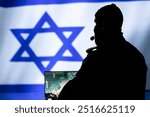 Iranian spy in intelligence agency control room uses military tech to identify threats during Arab Israeli conflict. Mossad secret agent uses software to do war covert operations