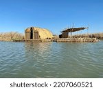 Iraq, Mesopotamian marshes, Reed Houses in the Marshes of Iraq