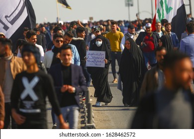 Iraq Najaf 2020/1/28

An Iraqi Girl Protests Against The Iraqi Government And Raises A Banner On Judgment Day. I Will Wear The Iraqi Flag ...
I Even Told The Lord That I Was In Hell Beforehand