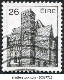 IRELAND - CIRCA 1982: A Stamp Printed In The Ireland Shows Cormac's Chapel, Circa 1982