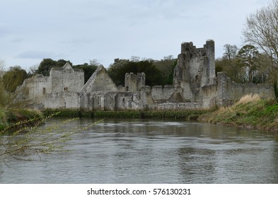 Ireland's Desmond Castle On River Maigue In Ireland.