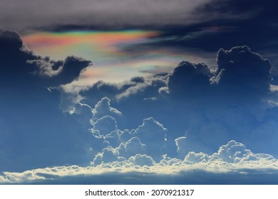 Iridescent Cloud Cloud Iridescence Irisation Colorful Stock Photo Edit Now