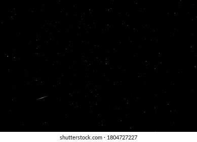 Iridium Satellite Flare Across The Night Sky Over Osoyoos BC.