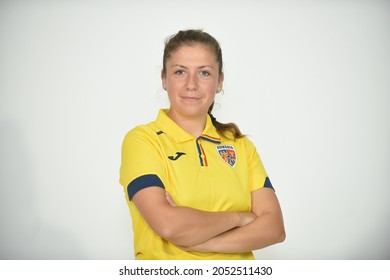 Irina Giurgiu Is The First Woman With A Pro License In Women's Football And Second Coach At The Women's National Football Team. Photo Session By Cristi Dangeorge In Bucharest On September 15, 202