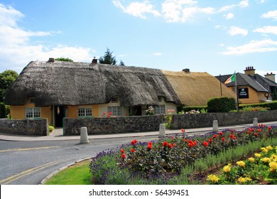 Irish Cottage In Adare, Ireland