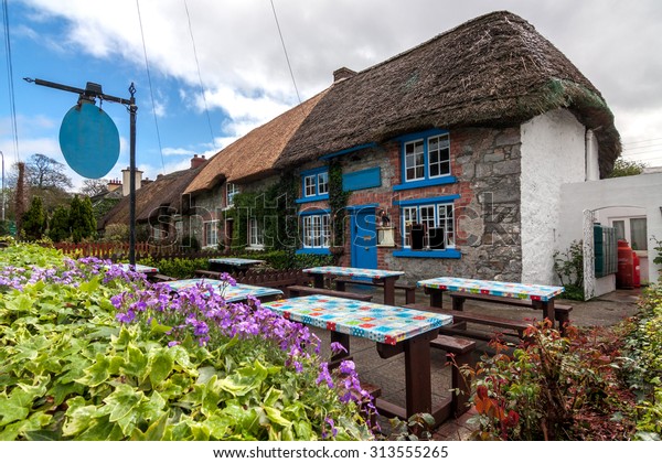 Irish Cottage House Adare Co Limerick Stock Photo Edit Now 313555265