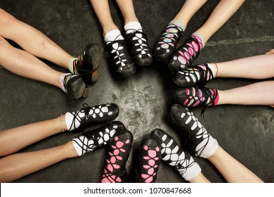 Irish Dance Ghillies In A Ring