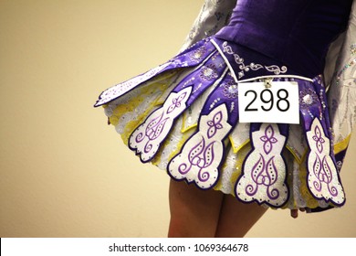 Irish Dance Solo Dress With Competition Number