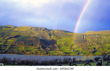 Irish Hills With Rainbow Ireland 2017