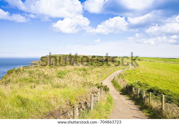 Irish Landscape Footpath Northern Ireland United Stock Photo Edit Now