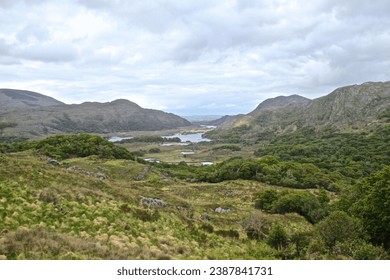 Irish landscapes, rolling hills, hitch hiking - Powered by Shutterstock