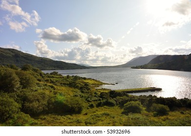 Irish Lough Corrib Lake