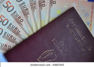 Irish Passport With Money