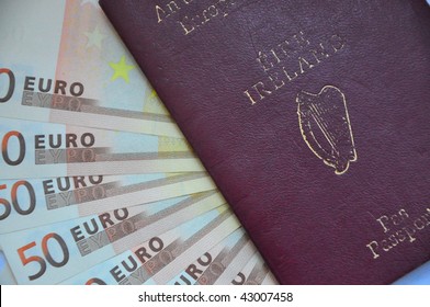 Irish Passport With Money