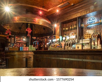 An Irish Pub Is Decorated For The Christmas Holidays At Dublin Airport, Ireland.
December 19, 2017
Airport, Dublin, Ireland