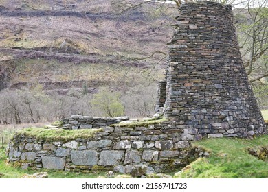 The Iron Age Dun Telve Broch Near Glenelg In Scotland In Spring