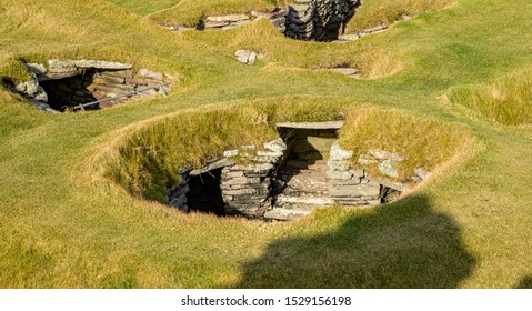 An Iron Age House In Jarlshof, Shetland