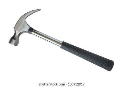 Iron hammer isolated on a white background. - Shutterstock ID 138912917