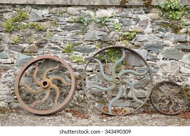 Chain On Wheels Skidder Tractor Skidding Stock Photo 2185378991 ...