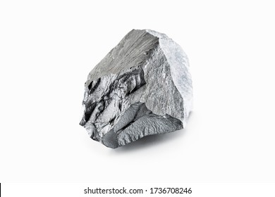 Iron ore isolated on the white background. Iron ore are rocks and minerals from which metallic iron can be extracted economically. - Shutterstock ID 1736708246