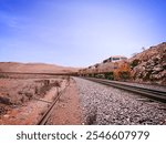 Iron ore train heavy haulage