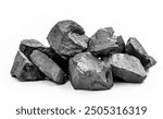 iron ore used in the metallurgical industry and civil construction, concept of mineral extraction