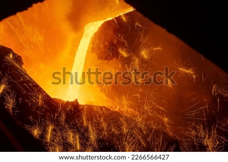 Iron and slag tapping from blast furnace