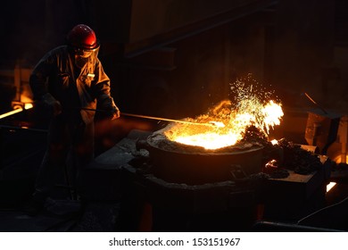 Iron And Steel Factory Worker