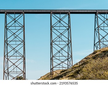 Iron Steel High Level Viaduct Train Bridge