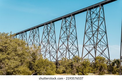 Iron Steel High Level Viaduct Train Bridge