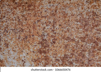 Iron surface rust, background of rust on metal