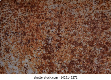 Iron surface rust, background of rust on metal.