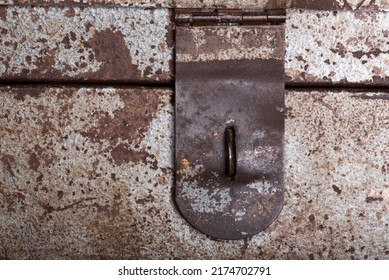 
Iron Toolbox Lock, Old And Rusty