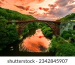 ironbridge in Telford, the birthplace of the industrial revolution