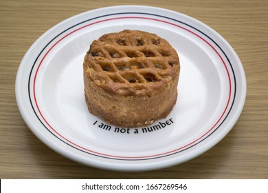 An Ironic Image Comparing A Meat Pie With The Number Pi