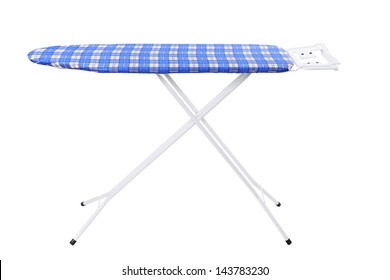 Ironing Board Isolated On A White Background