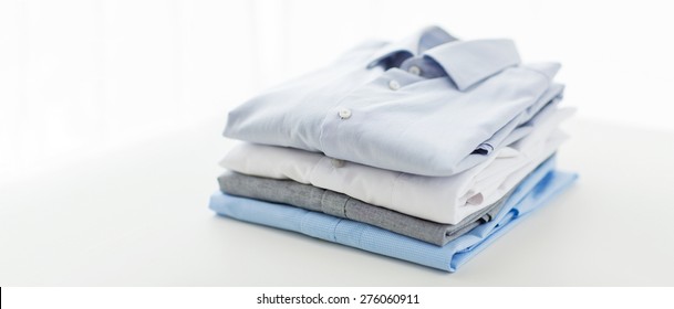 clean folded clothes