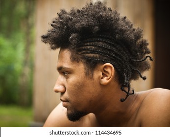 Black Man Braids Images Stock Photos Vectors Shutterstock