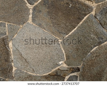 Irregular Natural Stone Wall Pattern