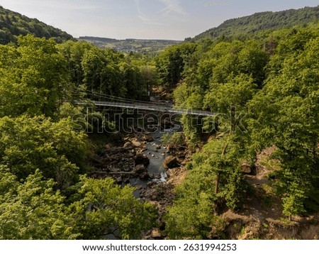 Hängebrücke Irreler Wasserfälle in Eifel Germany