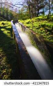 Irrigation Ditch For The Water Channeling