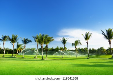 Irrigation Golf Course In Dominican Republic