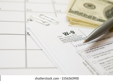 Irs Form W9 Request Taxpayer Identification Stock Photo 1548112649 ...